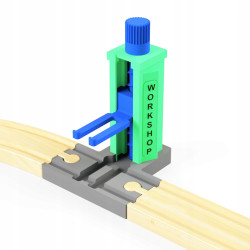 WARSZTAT DLA POCIĄGÓW DO KOLEJKI DREWNIANEJ TORY