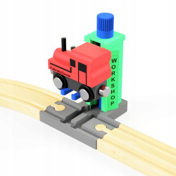 WARSZTAT DLA POCIĄGÓW DO KOLEJKI DREWNIANEJ TORY