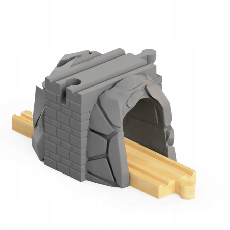 TUNEL DO KOLEJKI DREWNIANEJ DWUPOZIOMOWY TORY POCIĄGI - od FabrykaTorow