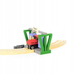 MYJNIA DLA POCIĄGÓW DO KOLEJKI DREWNIANEJ TORY