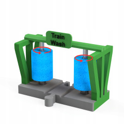 MYJNIA DLA POCIĄGÓW DO KOLEJKI DREWNIANEJ TORY