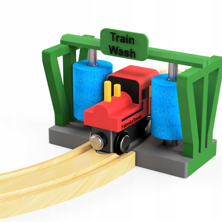 MYJNIA DLA POCIĄGÓW DO KOLEJKI DREWNIANEJ TORY