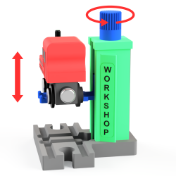 ZESTAW: MYJNIA i WARSZTAT z PODNOŚNIKIEM DO POCIĄGÓW KOLEJKI DREWNIANEJ
