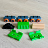 WAGON DO KOLEJKI DREWNIEJ Z MAGNESEM 1 szt - FabrykaTorow
